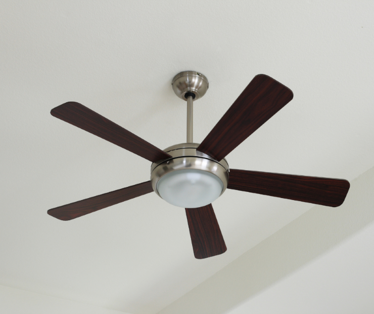 Set fans counterclockwise in summer to circulate air better.