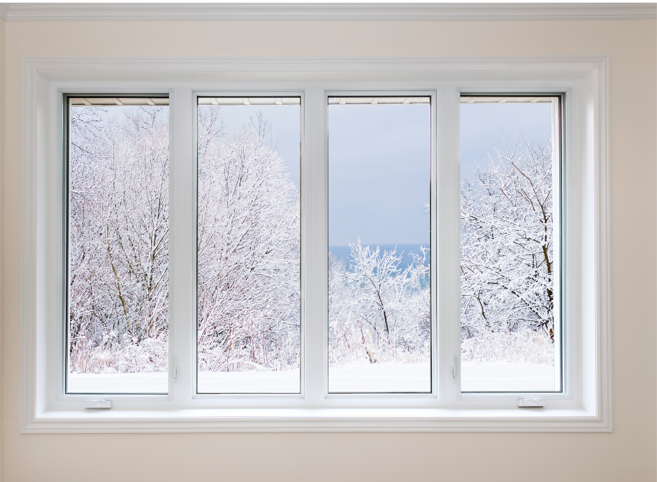 Open windows to let winter sunlight in and warm home naturally.
